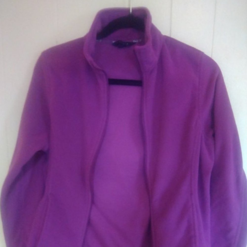 Fleece pink sweatshirt